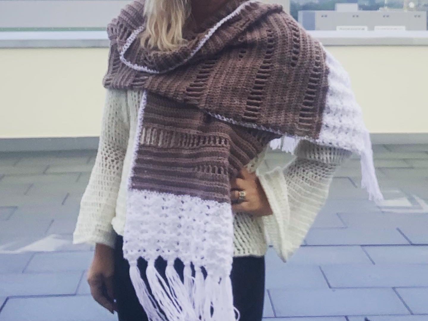 Foulard & Sciarpe: Damen Schal Handmade NEU Boho Style – Nuovo e nell'imballaggio originale da Regensdorf venduto da Spyke55 2