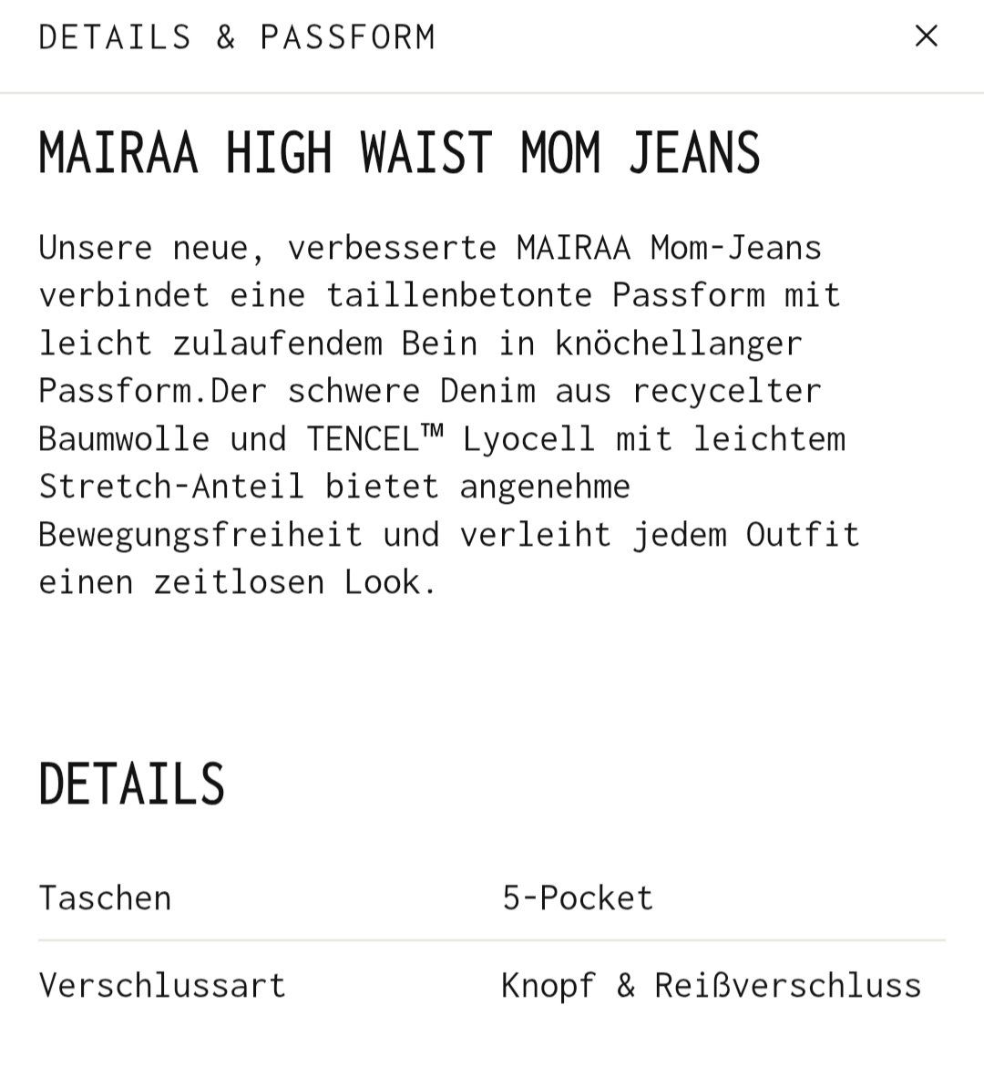 Armedangels Jeans: Armedangels Mairaa Jeans – Neu (gemäss Beschreibung) aus Aesch ZH von DanKe03 2