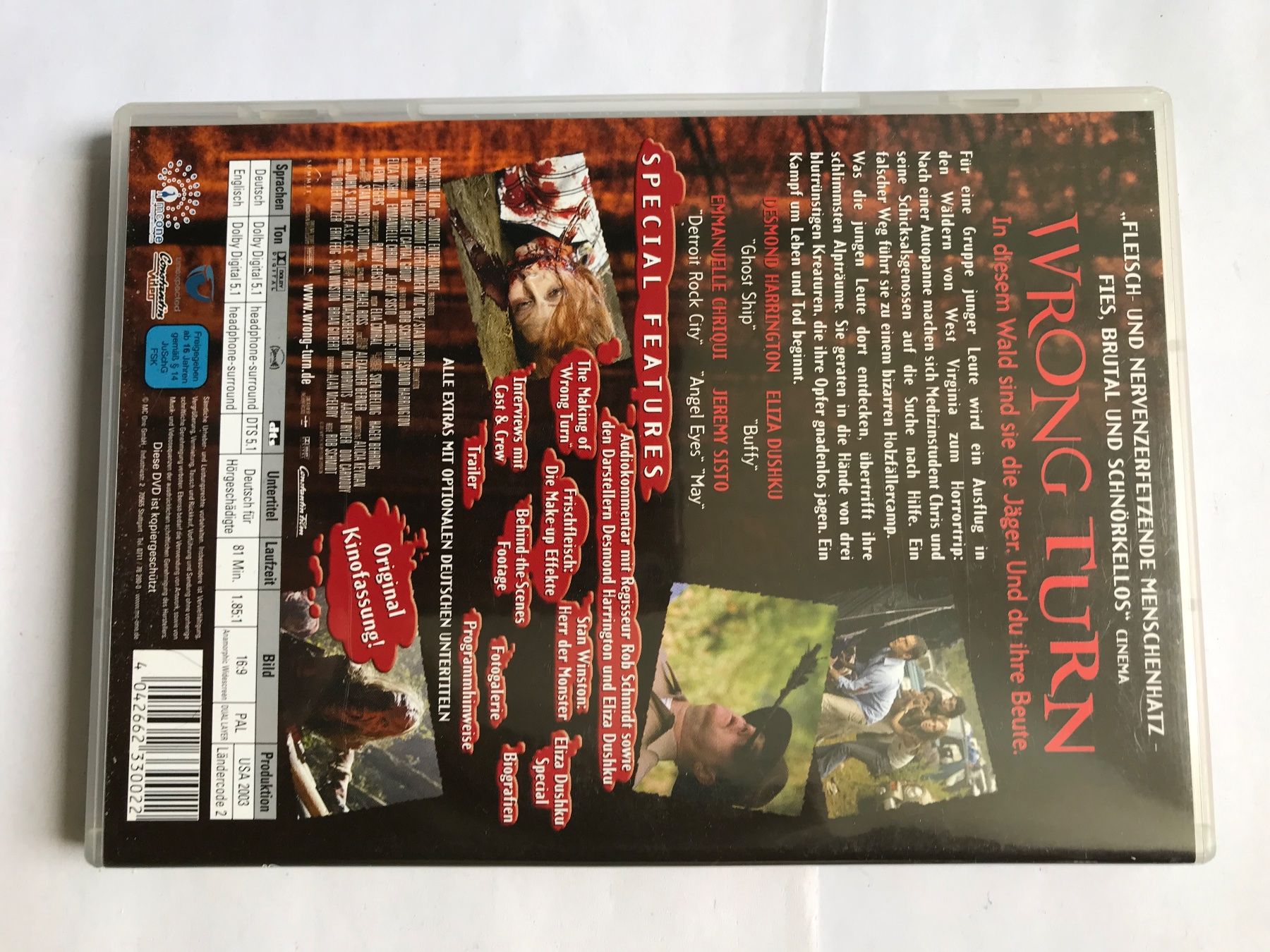 Alle DVDs: dvd, „wrong turn“ – Gebraucht aus liestal von makai05 1