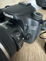 Canon EOS 70D Spiegelreflexkamera mit Objektiv EF-S 17-55mm