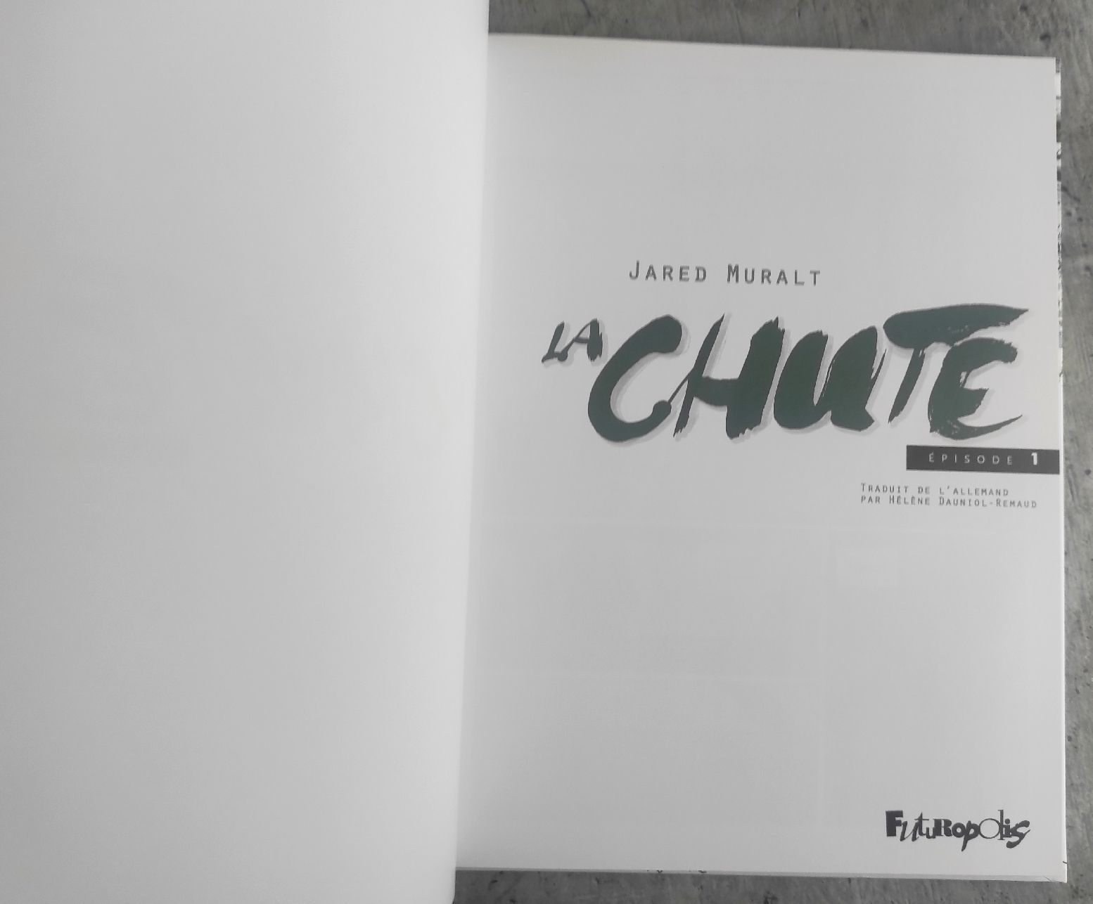Fumetti: LA CHUTE Episode 1 (EO) – Usato da Biel/Bienne venduto da pijama 2