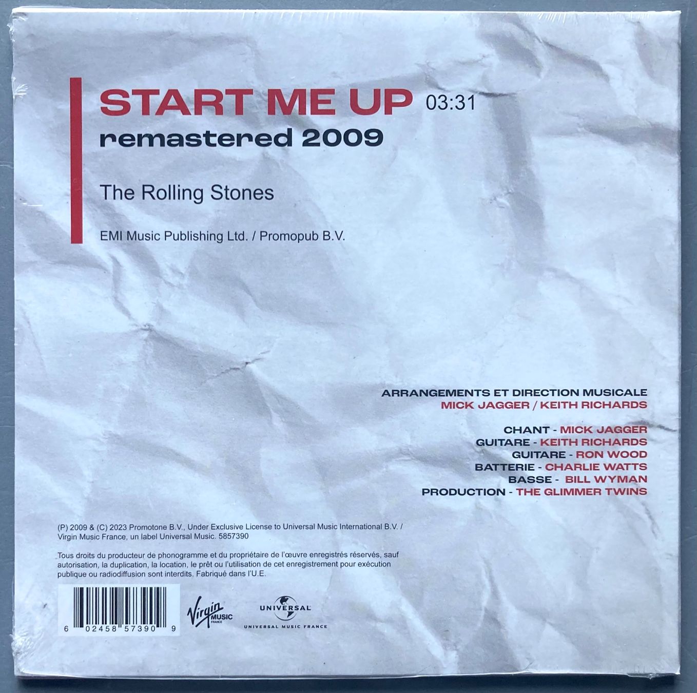 Schallplatten: THE ROLLING STONES - START ME UP – Neu und originalverpackt aus Poliez-Pittet von  1
