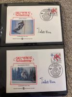 Ski WM 82 Schladming Sonderbriefe mit Original Unterschrift!