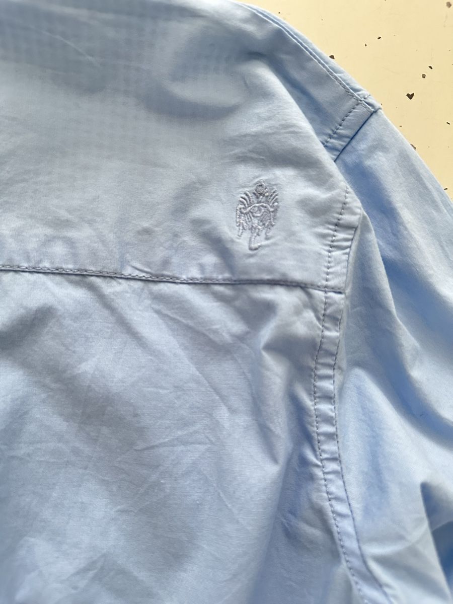 Blusen: Damen Bluse Ganesh hellblau langarm Grösse S klassisch – Neu (gemäss Beschreibung) aus Walzenhausen von auw_sx8w 6