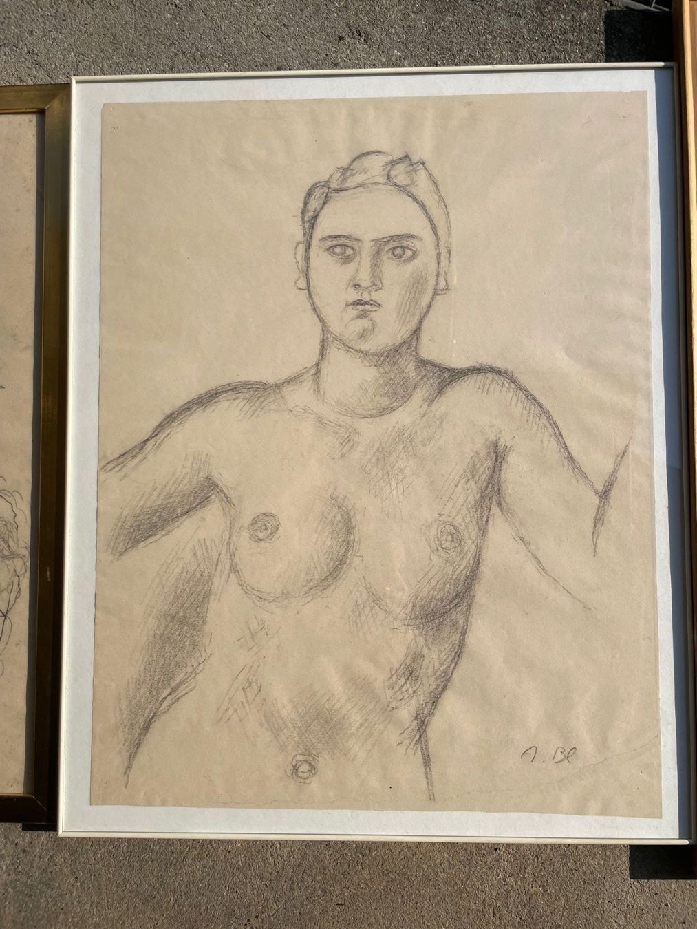 Matite, matite colorate & gessi: A. Blanchet 4 dessins de nu / 4 Akte – Usato da Biel/Bienne venduto da Galaq 3