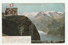 AK 1906, Urnersee & Fronalpstock, Gipfelhaus, Rarität