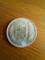 5 Franken 1967 guter Zustand