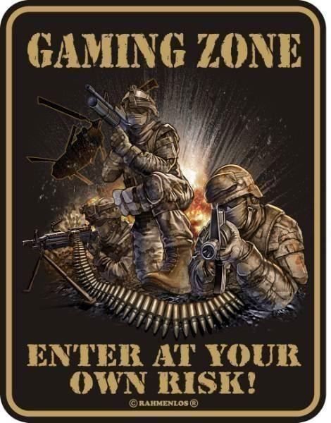 Insegne: Gaming Zone - Blechschild – Nuovo (secondo la descrizione) da Ennetbürgen venduto da open24shop