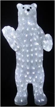 Tutte le decorazioni: Weihnachtsbär LED, 78cm/200 LED, Farbe: warmweiss – Nuovo e nell'imballaggio originale da Kaltbrunn venduto da bue_xtg5