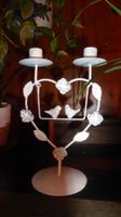 Vintage Kerzenständer  weiss 25cm hoch