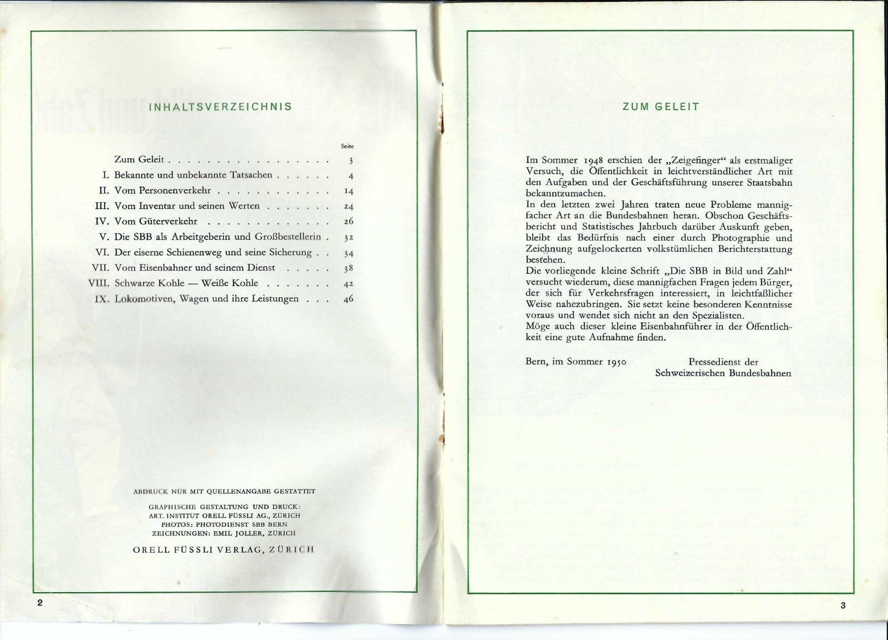 Bücher: Die SBB in Bild und Zahl. 1950. – Gebraucht aus Horw von SwissSteamMemories 1
