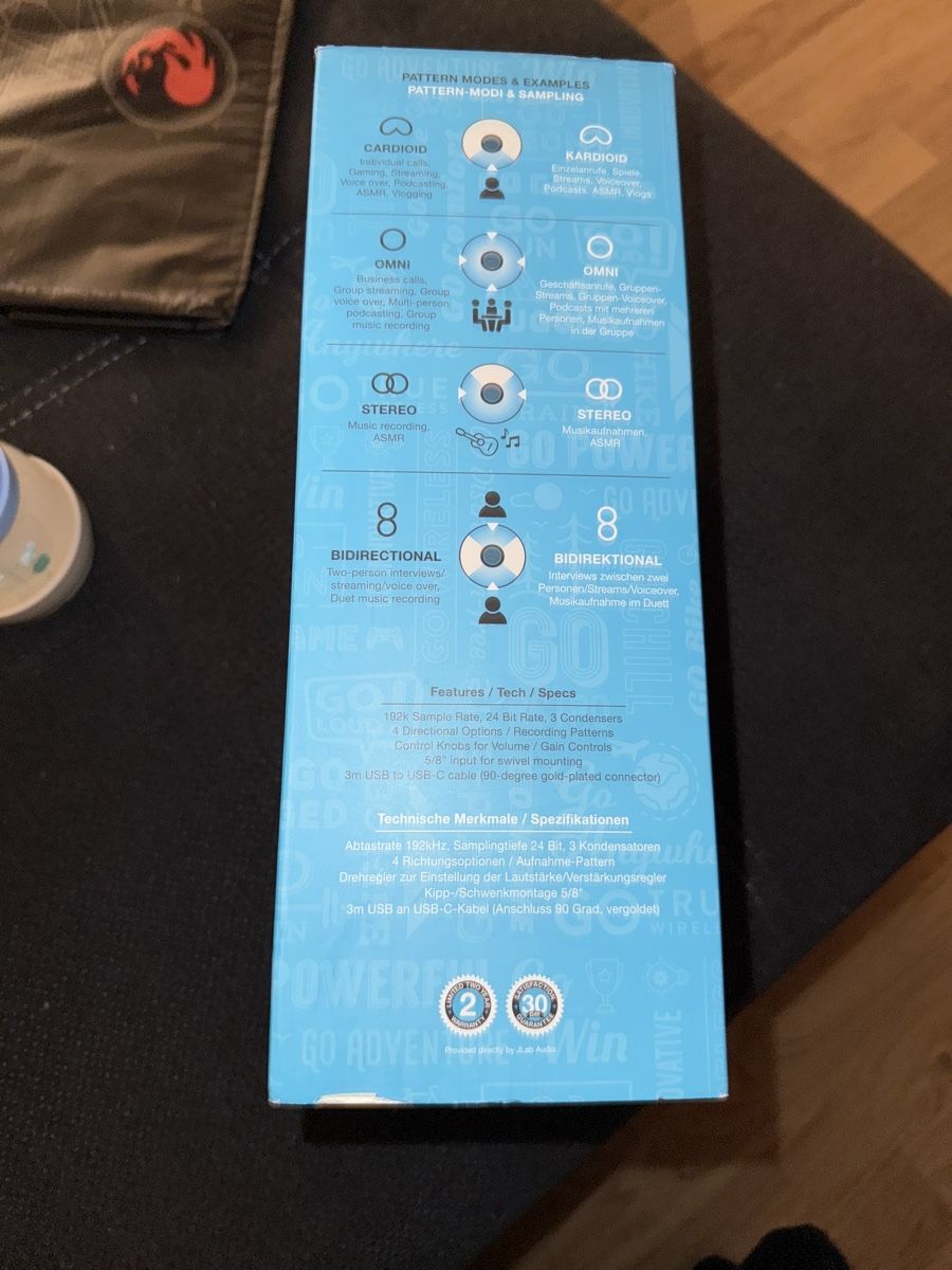 Mikrofone: JLAB AUDIO Talk Pro - Mikrofon (Schwarz) – Neu und originalverpackt aus Zürich von Marbosa 2