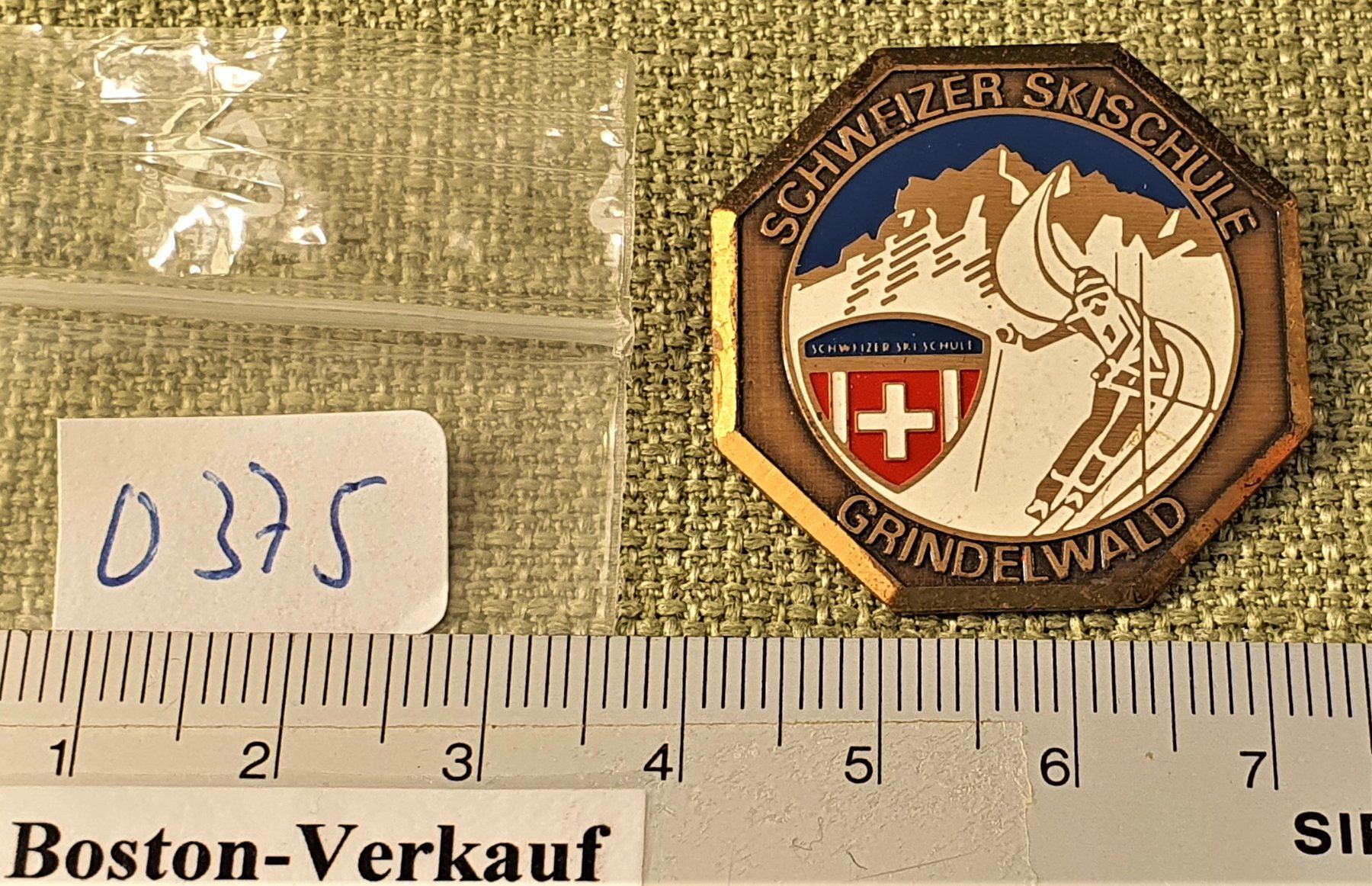Spille & Fermagli: O375  Brosche Schweizer Skischule Grindelwald Berneroberland – Usato da Reinach BL venduto da Boston-Verkauf 1