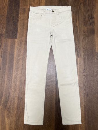 Mädchen Hose Gr. 146, 10-11 Jahre Beige