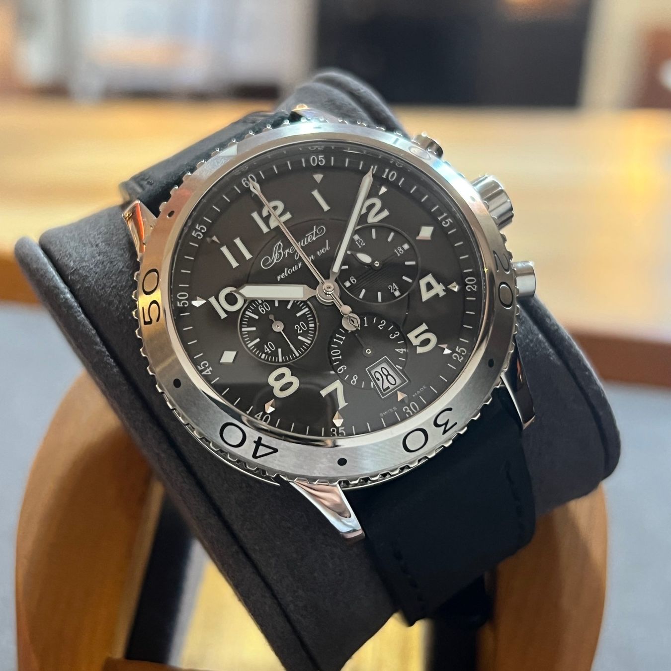 Breguet Orologi: Breguet Type XXI Chronograph Flyback 3810ST/92/9ZU – Usato da Carouge GE venduto da Watchaser 7