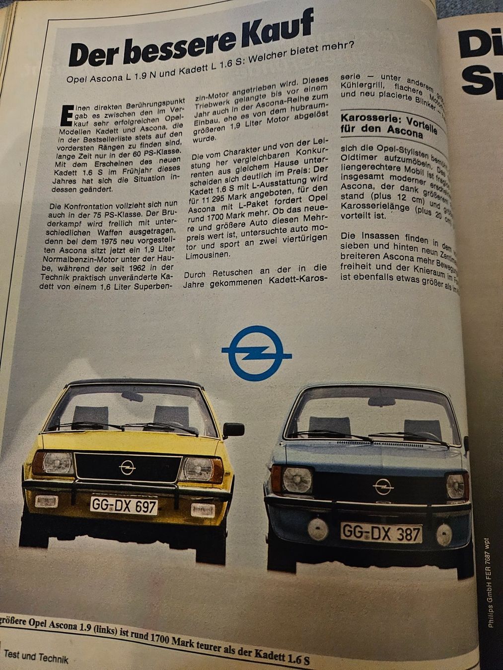 Opel Sonstiges Fahrzeugzubehör: AMS 20/77 BMW 728 733 i Fiat 127 Ascona Kadett VW Passat xx – Gebraucht aus Flawil von sr1_f6st 3