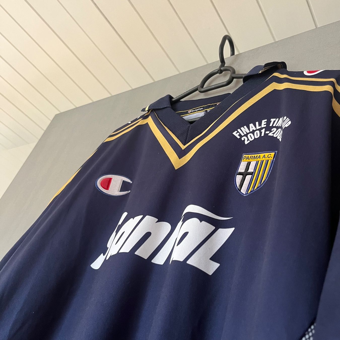 Nike Canottiere & Pantaloni: Parma Calcio Trikot Champion 2002/03 CUP – Usato da Winterthur venduto da LaBodega 2
