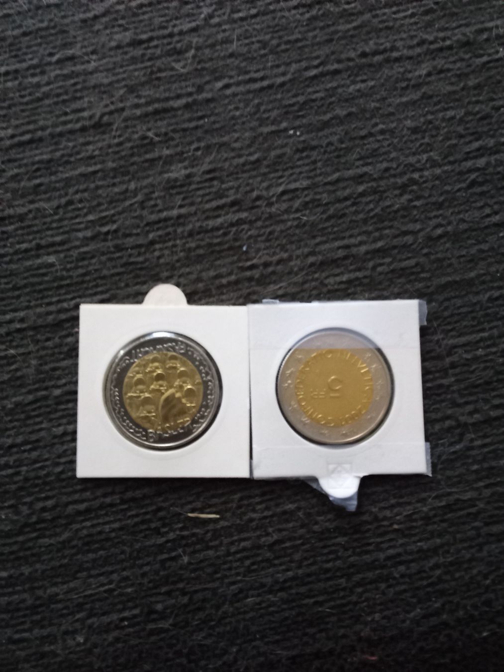 Tutti le monete: Pièces de 5 francs suisses comemorative  - – Nuovo (secondo la descrizione) da Genève venduto da web_hfc6