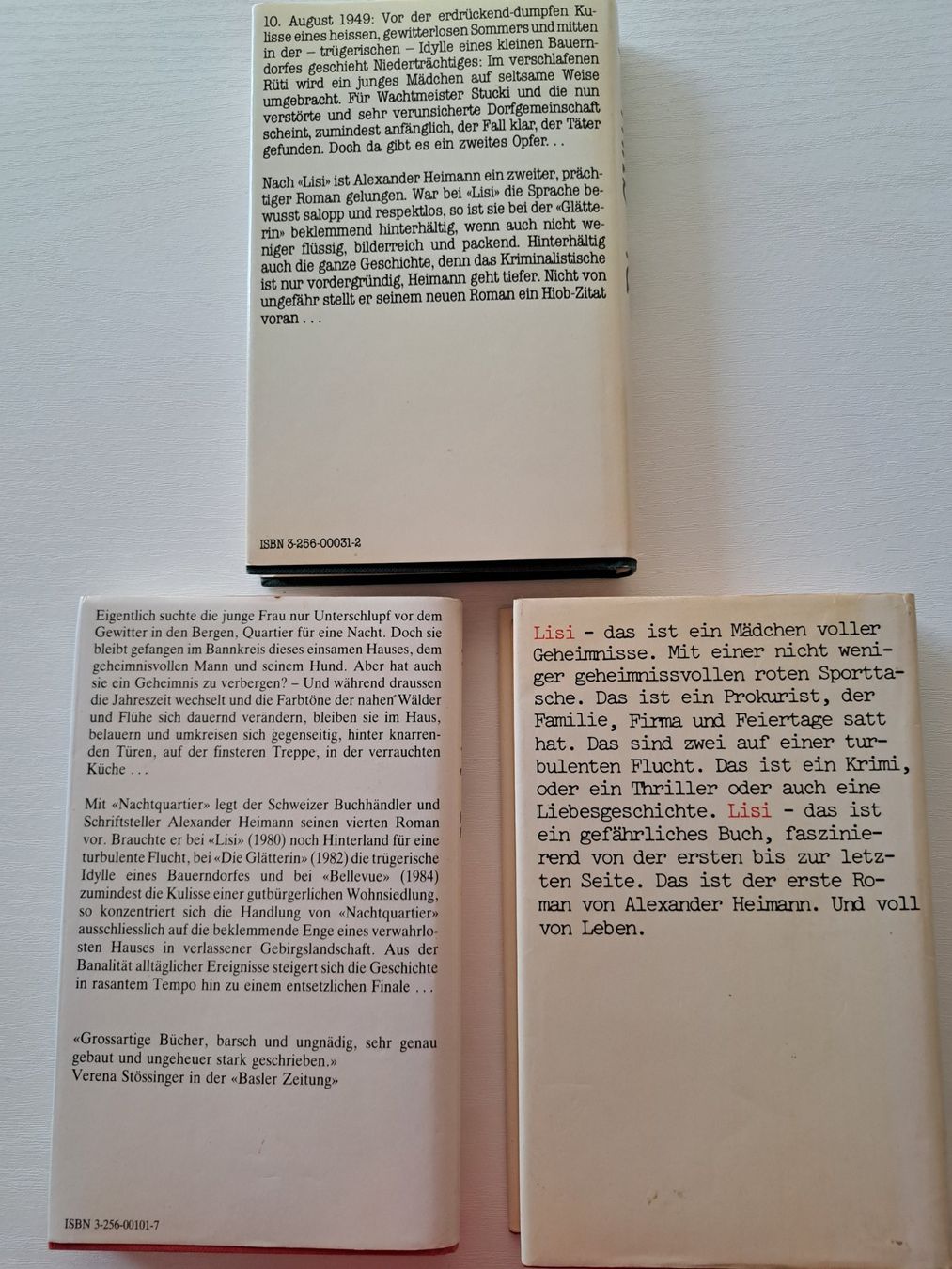 Libri: 3 Romane von Alexander Heimann, Edition Erpf – Usato da Schliern b. Köniz venduto da Suena1 4