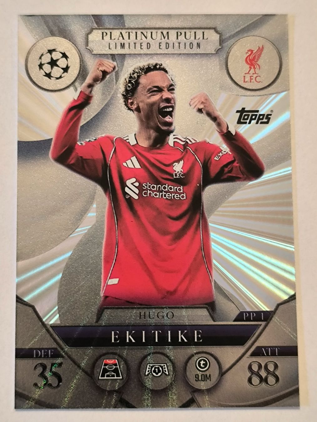 Topps Carte collezionabili: Match Attax Extra 25/26 - Platinum Pull - Ekitike - PP1 – Usato da Zürich venduto da manito89