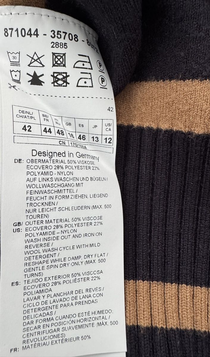 Gerry Weber Maglioni & Felpe: Gerry Weber Pullover gestreift Gerry Weber Grösse 42  – Nuovo (secondo la descrizione) da Morschach venduto da jeanhenrifabre 3