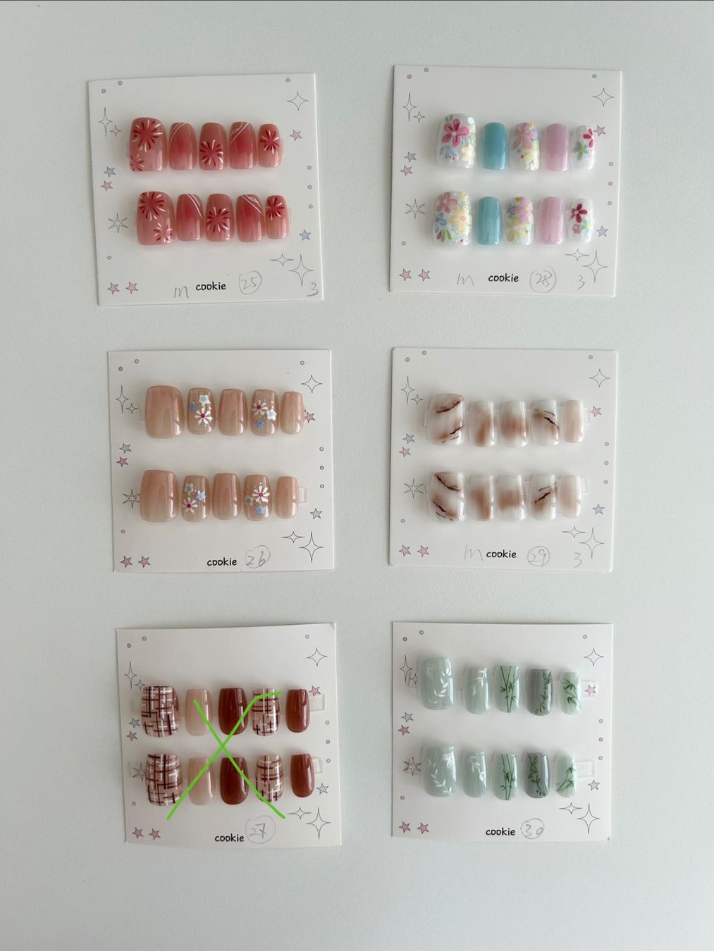 Künstliche Fingernägel: Press-on nail  - New - short square - size M – Neu (gemäss Beschreibung) aus Basel von lau_982w 5