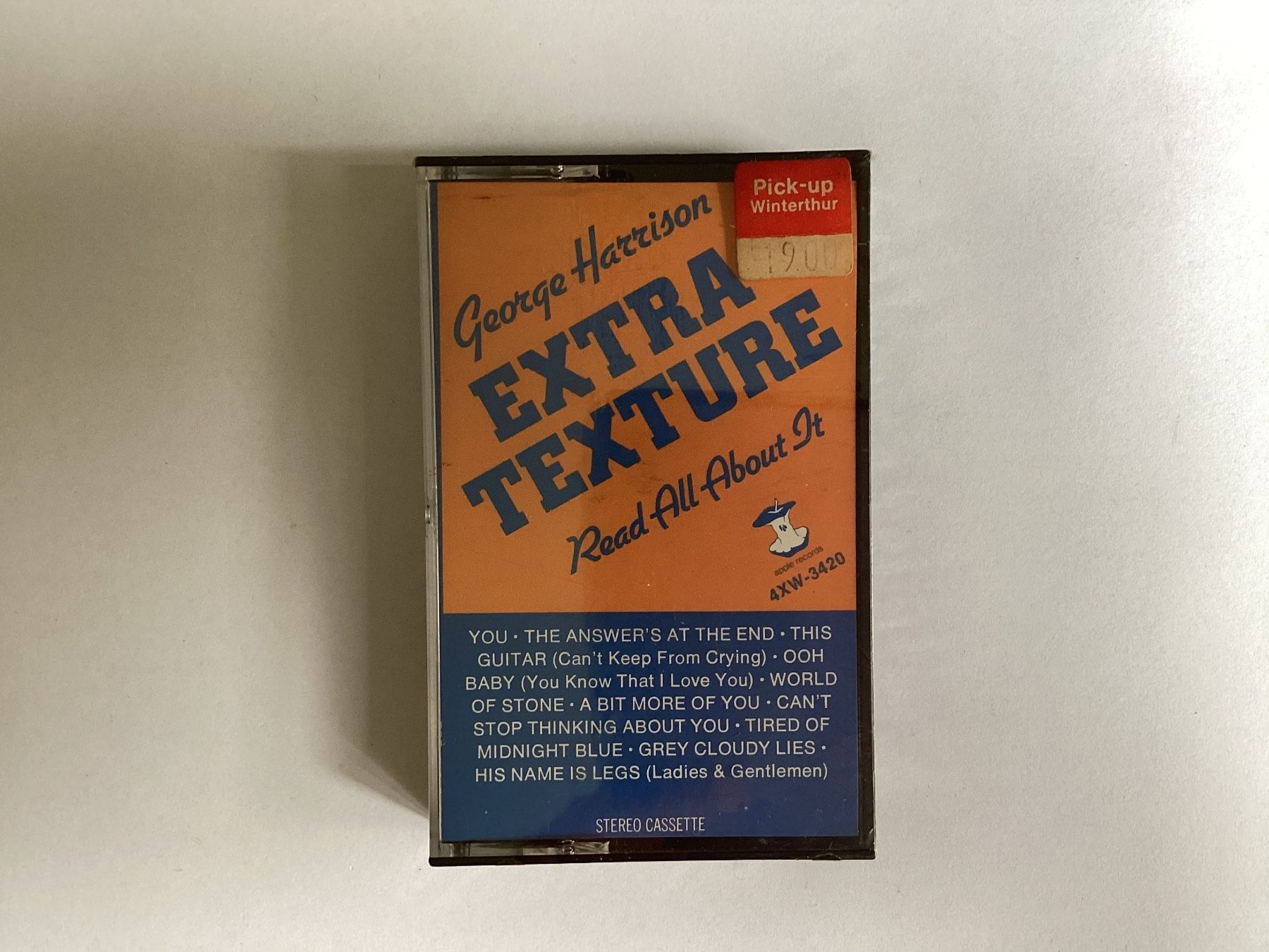 Musicassette: George Harrison MC - Extra Texture (Sealed) – Nuovo e nell'imballaggio originale da Gutenswil venduto da Hamzian