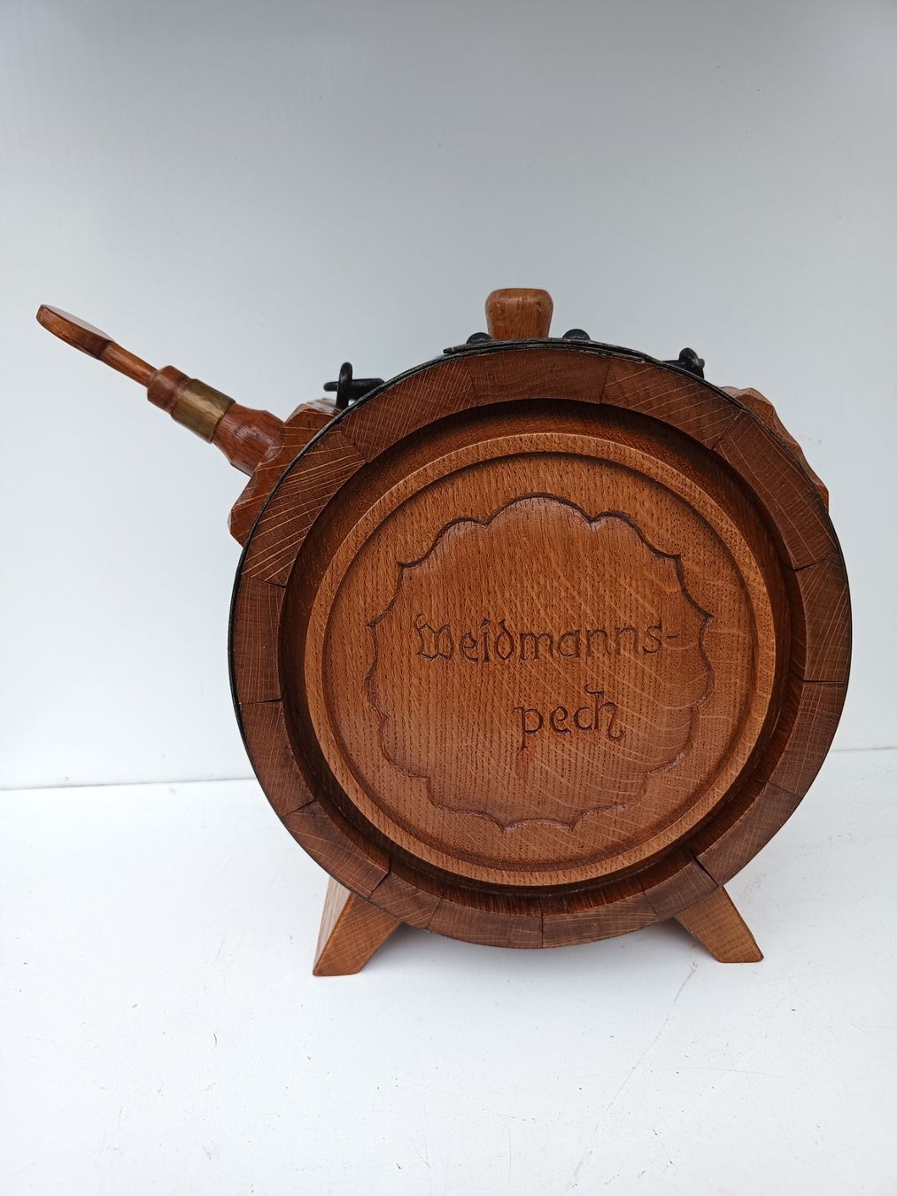 Accessori: Holzfass Schnapsfass Weidmanndspech Jäger – Usato da Oberegg venduto da A-Z.Handel.Loehrer 2
