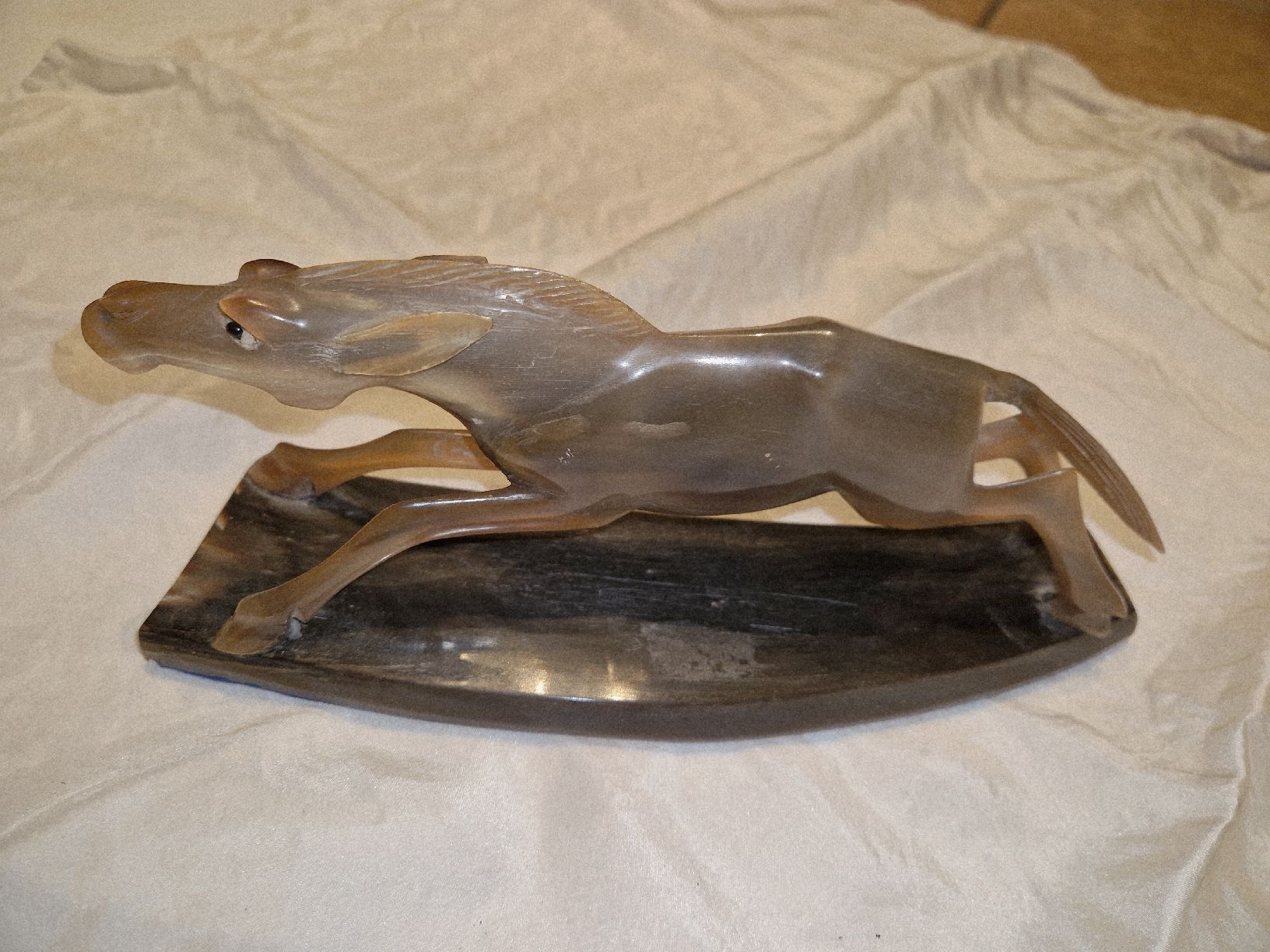 Sculture & Statue: Horn-Pferd Figur, Handschnitzerei, Deko . – Usato da Willisau venduto da mar_j55v 2