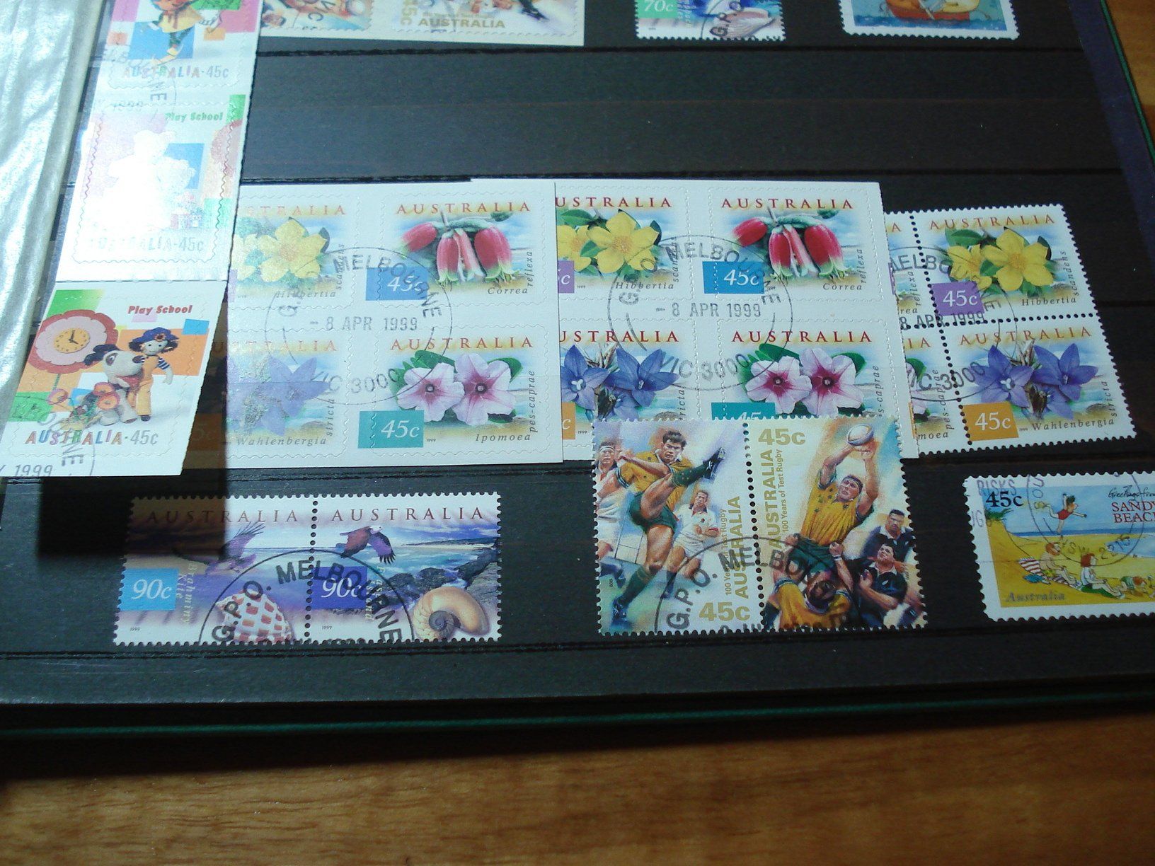 Tous les timbres: Australien Lot moderne Marken ** + o, mit Selbstklebemarken – D'occasion à Niederwil AG par morostahu 3