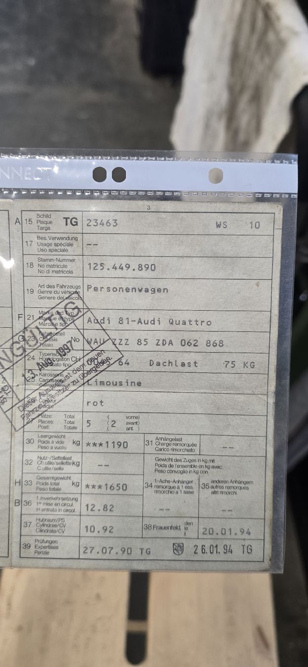 Audi Automobili: Audi 80 b2 quattro – Usato da birrhard venduto da pusher03 7
