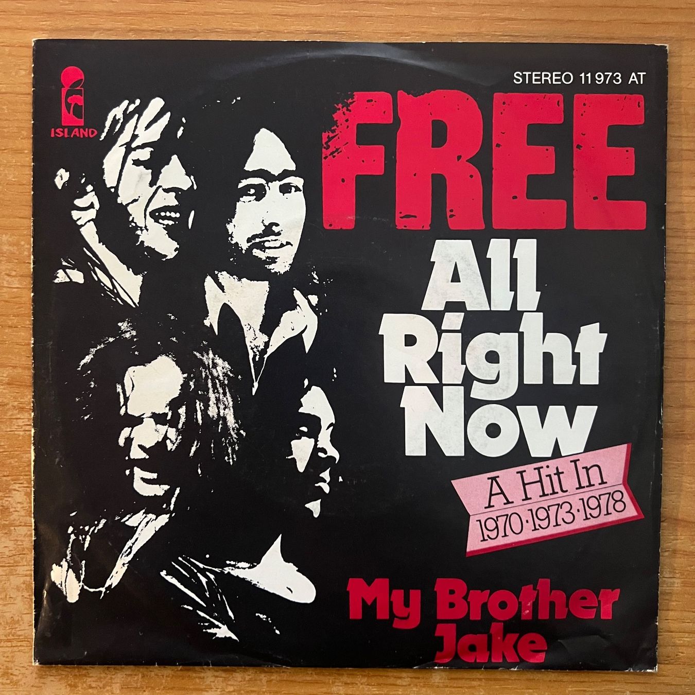 Vinyles: Free - All Right Now / D-Press. 1978 - Very nice Copy – D'occasion à Gais par soundcave57