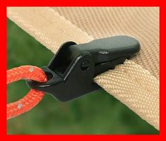 5 x Planenklemme Vorhangklemme Zelt Blache Befestigung Haken