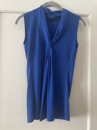 Tank top shirt, XS size, blue