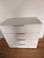 Kommode weiss mit 4 Schubladen
