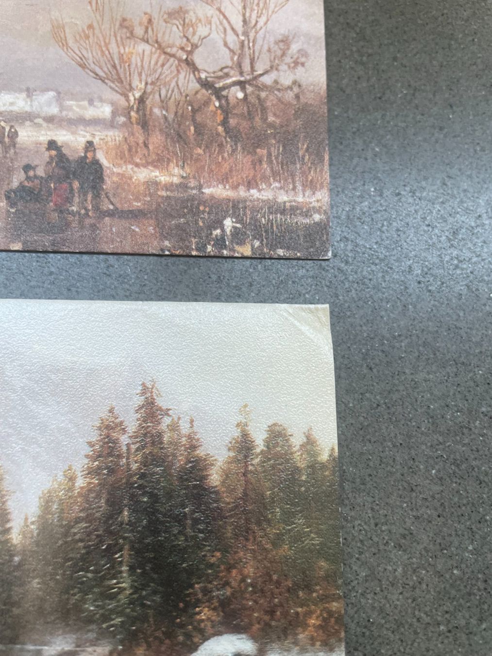 Cartoline: Vintage Weihnachtskarten Winterlandschaften 2 Stück – Usato da Zofingen venduto da angito 7