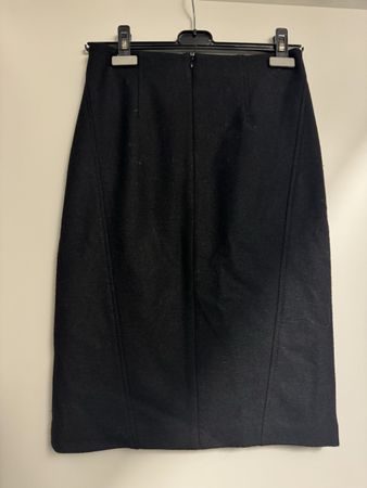 STRENESSE Wollrock Gr. 36 schwarz Bleistiftrock