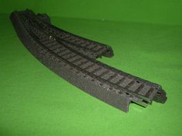 C-Gleis Bogenweiche LINKS Märklin 24671 mit 2 Böschungsbruch