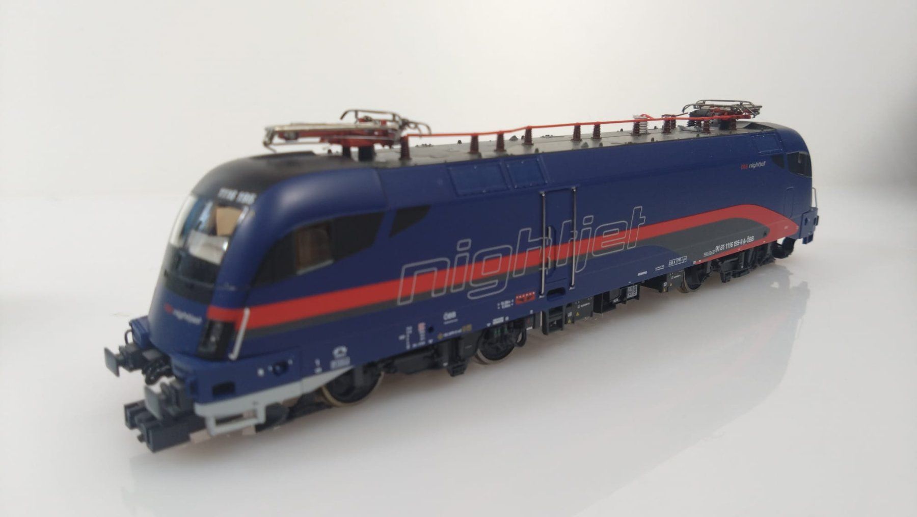 Roco 70496: Elektrolokomotive 1116 195-9 „Nightjet“, ÖBB DCS (Neu ...