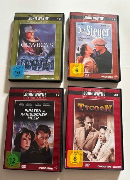Alle DVDs: Verkaufe 4 John Wayne DVD Vol.10,11,17 und 33 – Gebraucht aus lupfig von maniacs666