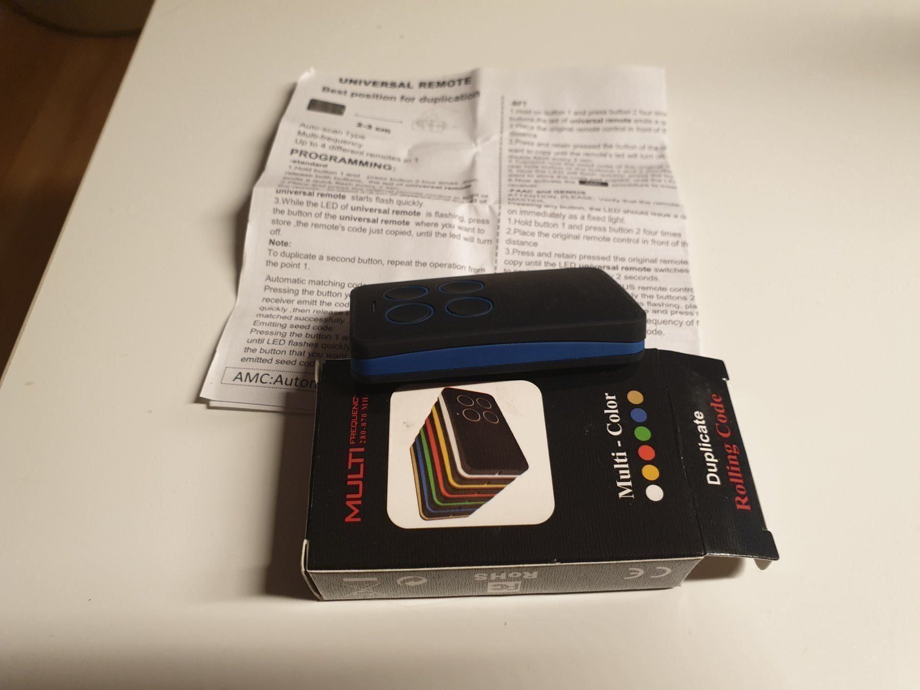 Telecomandi: Funk Fernbedienung Handsender Toröffner – Nuovo e nell'imballaggio originale da Eiken venduto da Step42 2