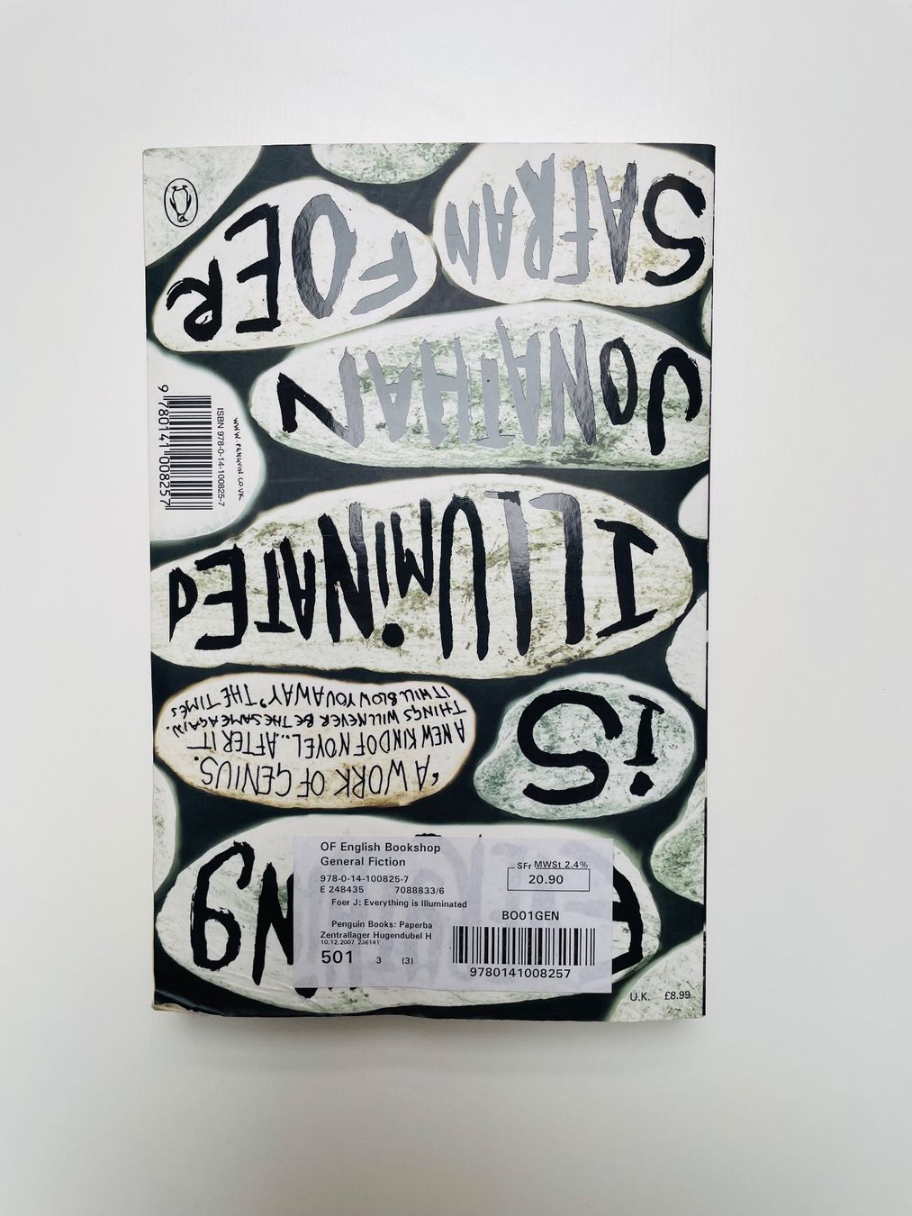 Livres: Jonathan Safran Foer - everything is illuminated – D'occasion à Grellingen par dinge 1
