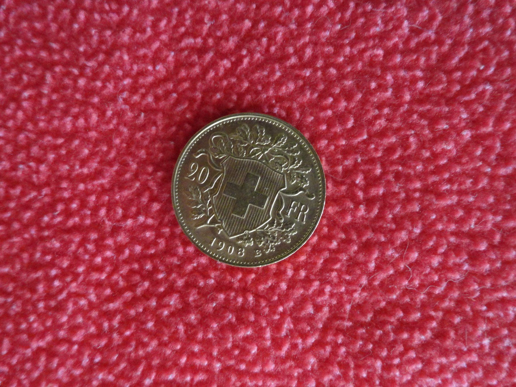 Tutti le monete: Goldvreneli 20 Franken - 1908 B - Top Stempelglanz – Nuovo (secondo la descrizione) da Gerlafingen venduto da Shiva_74 4