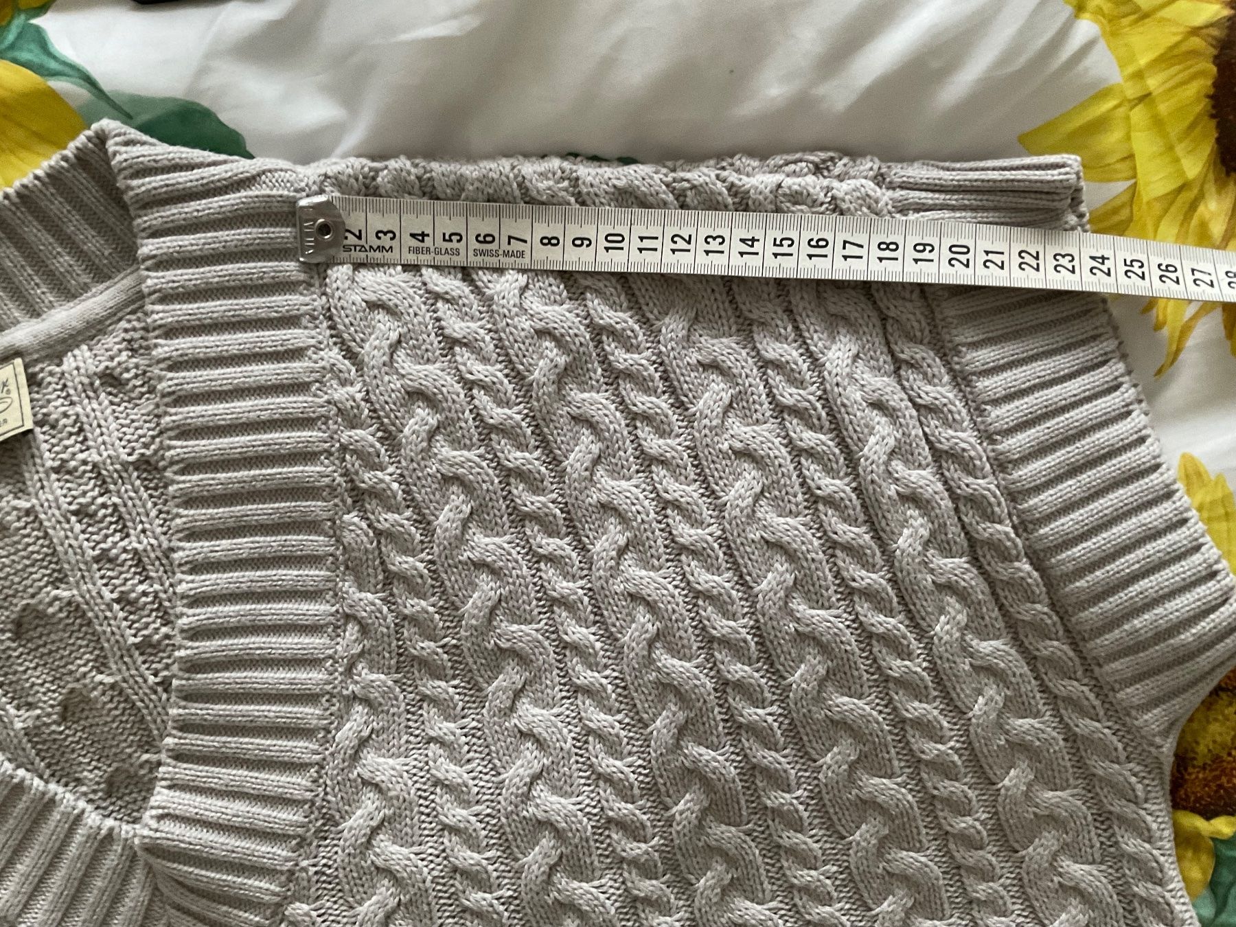 Herrlicher Pullover & Sweatshirts: Schöner Pullunder von Herrlicher Gr S Zopfmuster Hellgrau – Gebraucht aus Urdorf von alda02 7