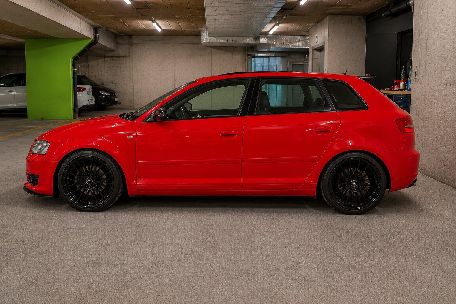 Audi Automobili: Audi A3 rouge 1.6 FSI 5 portes – Usato da Troistorrents venduto da ami_mzq5 5