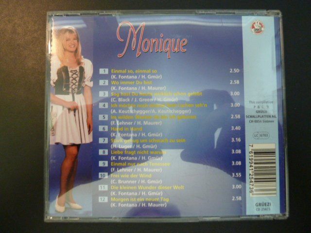 CDs: Monique - Einmal so, einmal so  (vergriffen) – D'occasion à Au ZH par sikoku 2