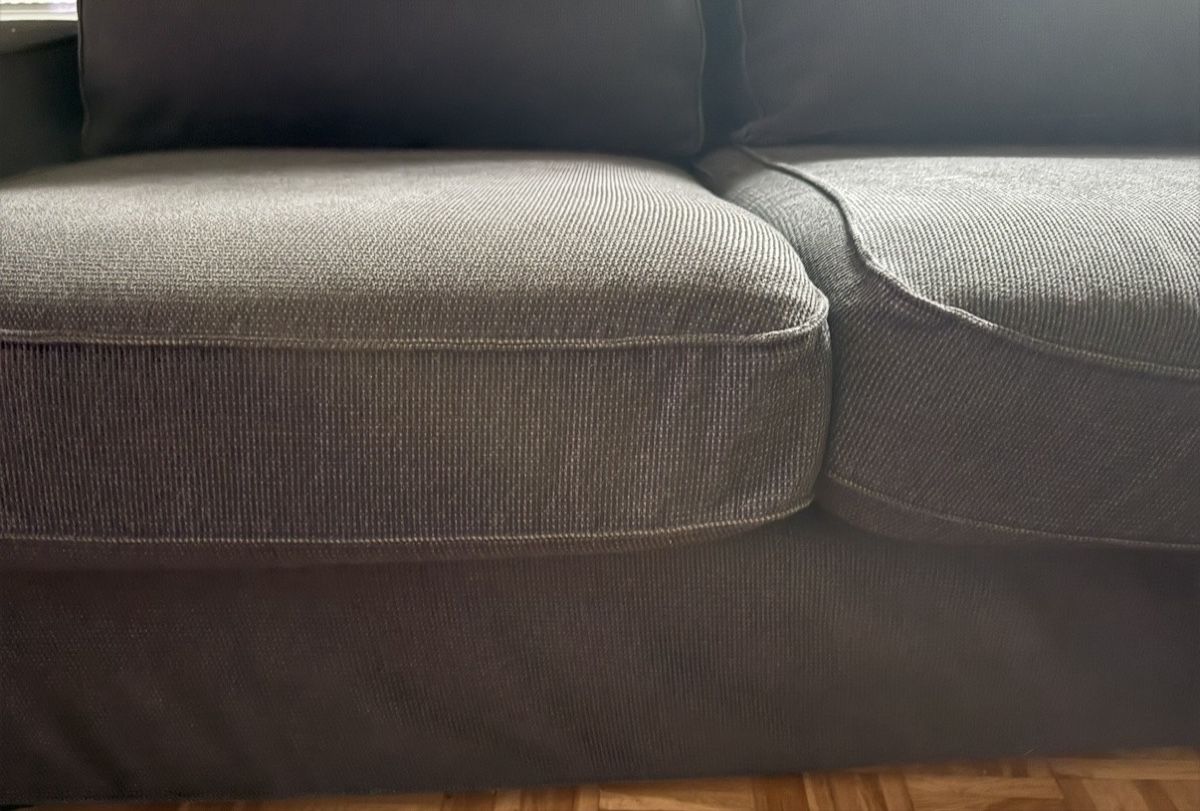 Divani: Two-Seater Sofa in Dark Grey Fabric – Usato da Dietikon venduto da mik_xd8j 4