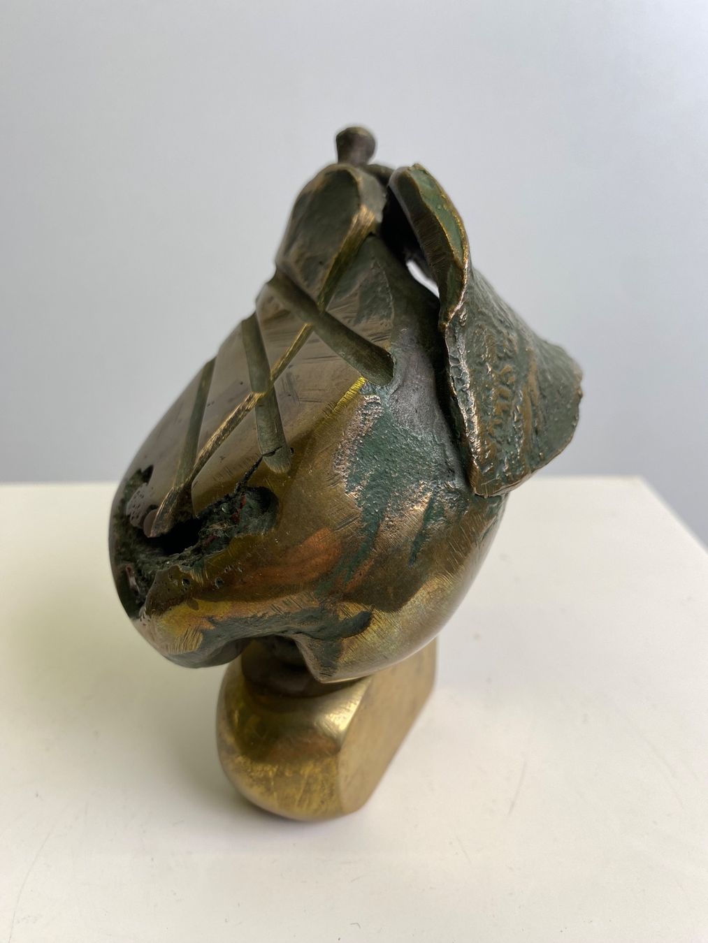 Sculture & Statue: Bronzeskulptur in Birnenform Messing oder Bronze Brutalist – Usato da basel venduto da franzie1 3