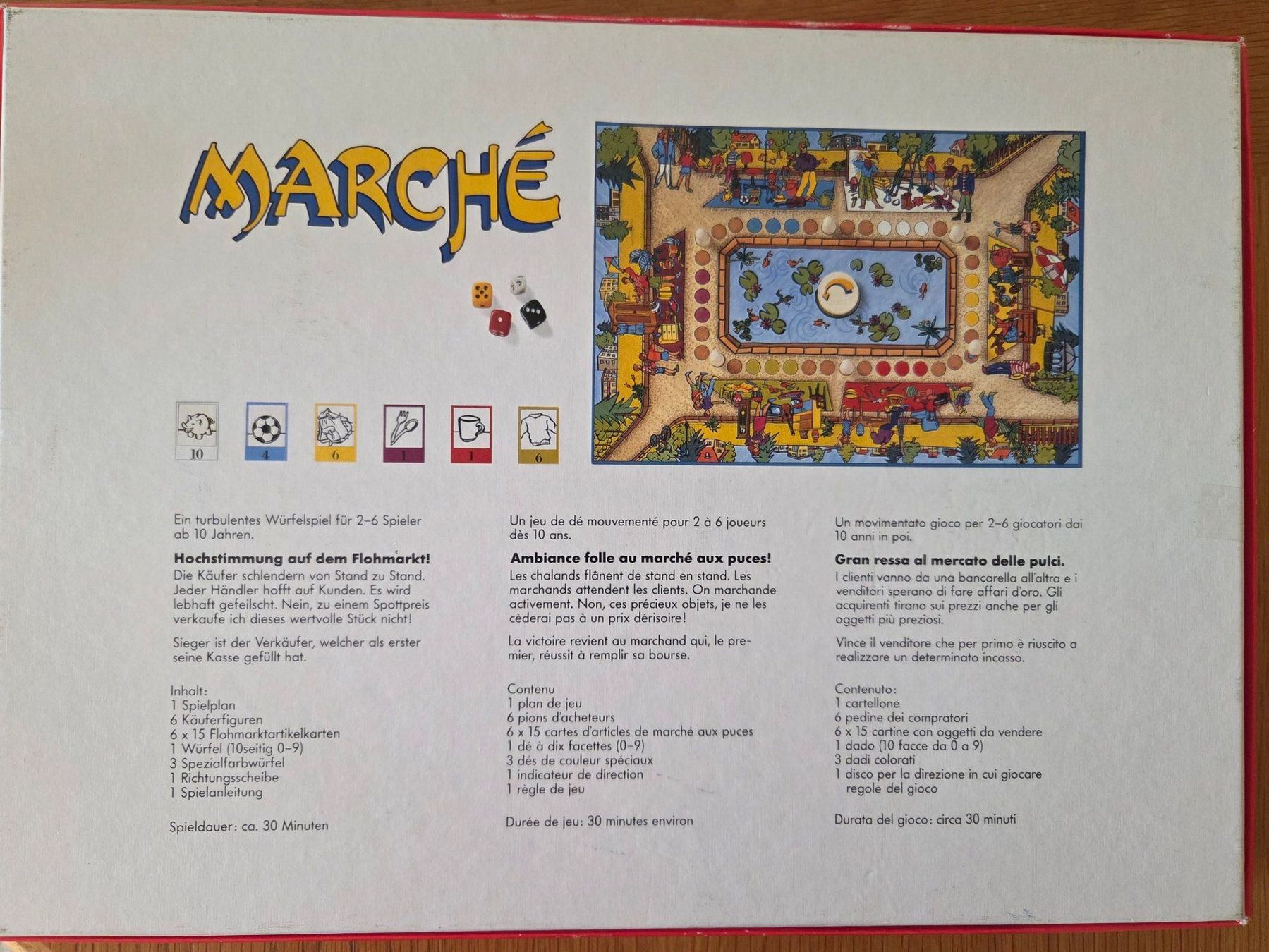 Carlit Spiele: Brettspiel FLOHMARKT – Gebraucht aus Gossau SG von tenerife11 1