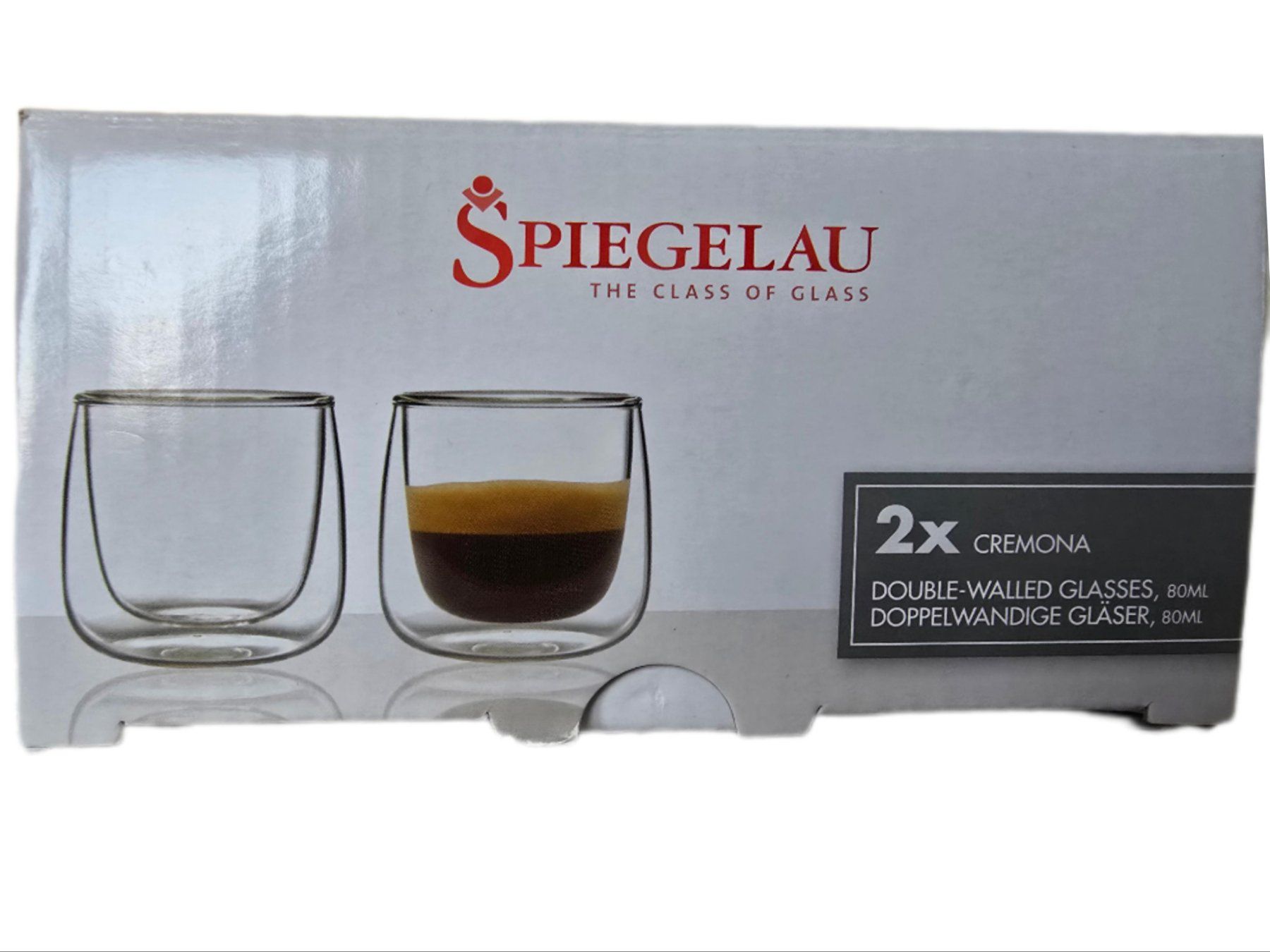 Bicchieri: CREMONA doppelwandig 80 ml 2 stck. – Nuovo e nell'imballaggio originale da Zufikon venduto da manifesto 2